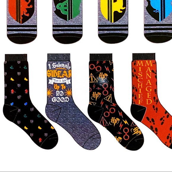 Harry Potter 12 Days of Socks Christmas Hogwarts - Picture 5 of 8